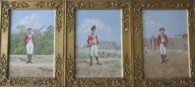 Reginald Augustus Wymer
"60th Royal American Officer, 1780"
Signed
Watercolour
37 x 25.5cm