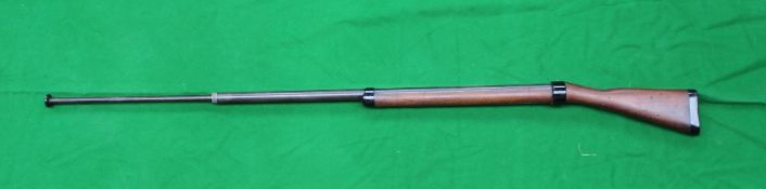 A C.G Bonehill fencing musket, with a sprung bayonet, impressed "C G Bonehill rifle maker,