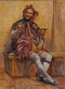 Will Holt
A court jester seated by a window
Watercolour
Signed
48 x 35 cm