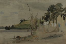 Attributed to Thomas Bush Hardy
Saltash
Watercolour
Bears a signature
24 x 34cm