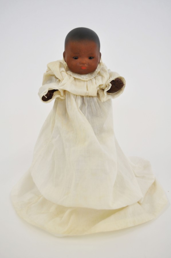 Late 19th/early 20th Century Armand Marseille black baby doll impressed "A.M. Germany 341./0.K.".