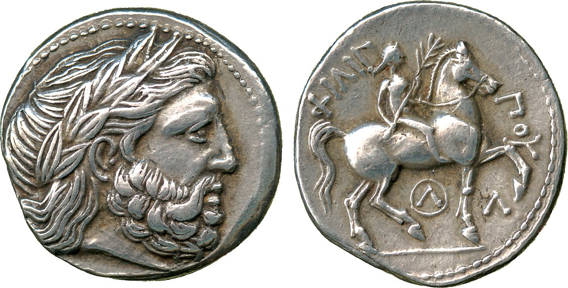 ANCIENT COINS. Greek. Kingdom of Macedon, Philip II (359-336 BC), Silver Tetradrachm, mint of