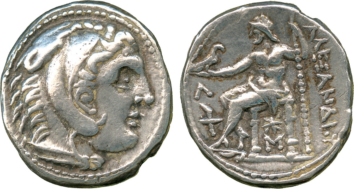 ANCIENT COINS. Greek. Kingdom of Macedon, Alexander III, The Great (336-323 BC), Silver Tetradrachm,