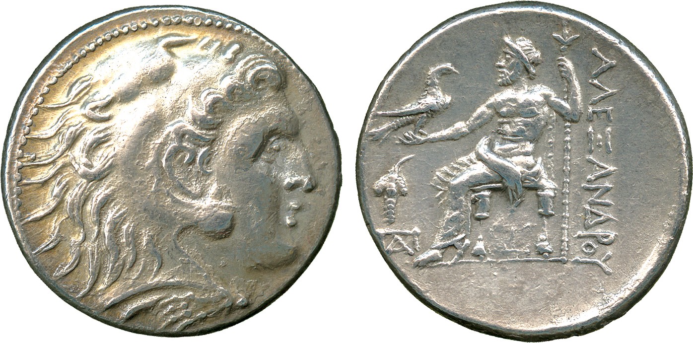 ANCIENT COINS. Greek. Kingdom of Macedon, Alexander III, The Great (336-323 BC), Silver Tetradrachm,