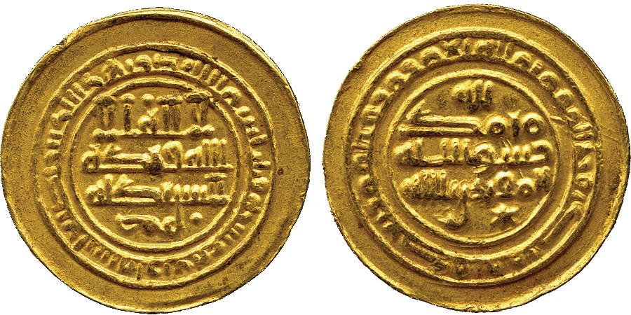 ISLAMIC COINS. ABBASID. ABBASID GOLD. al-Muqtadir, Gold Dinar, San‘a’ 314h, 1.92g (Bernardi 241El; A