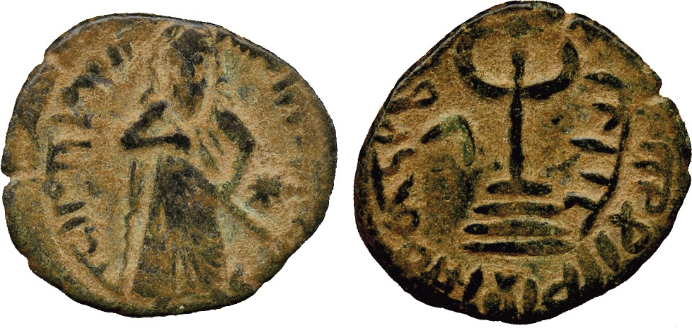 ISLAMIC COINS. ARAB BYZANTINE. ‘Abd al-Malik, Copper Fals, Ba’albakk, undated, 20mm, 3.52g (Walker