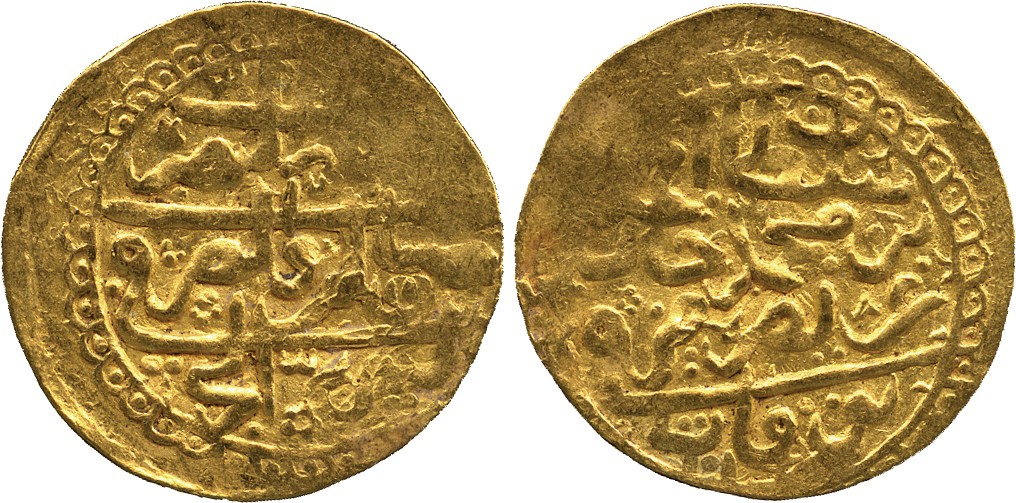 ISLAMIC COINS. OTTOMAN. Ahmad I b. Muhammad III (1012-1026h), Gold Sultani, Tuqat 1012h, 3.40g (Pere