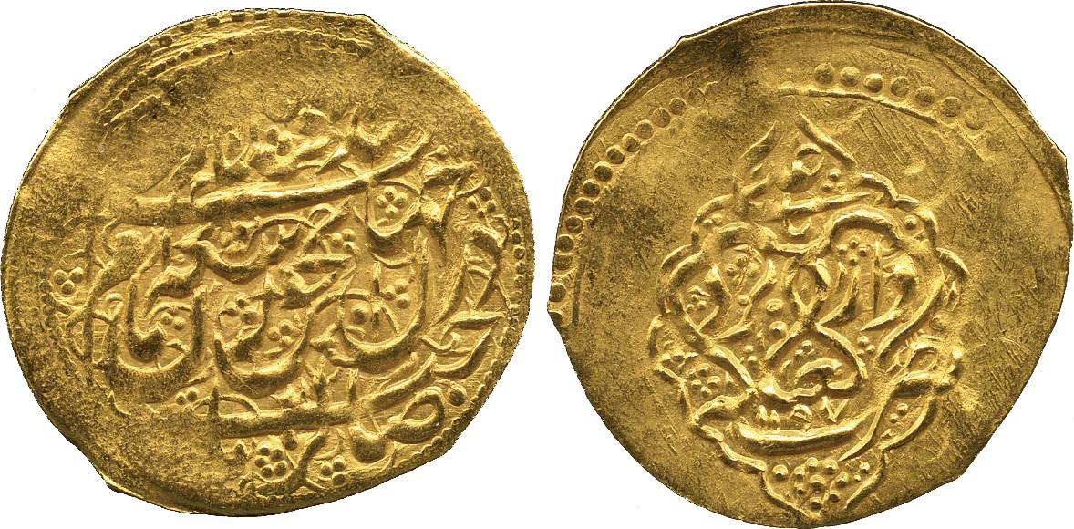 ISLAMIC COINS. ZAND. ‘Ali Murad Khan (1195-1199h), Gold ¼-Mohur, Yazd 1197h, 2.72g (A 2815). About