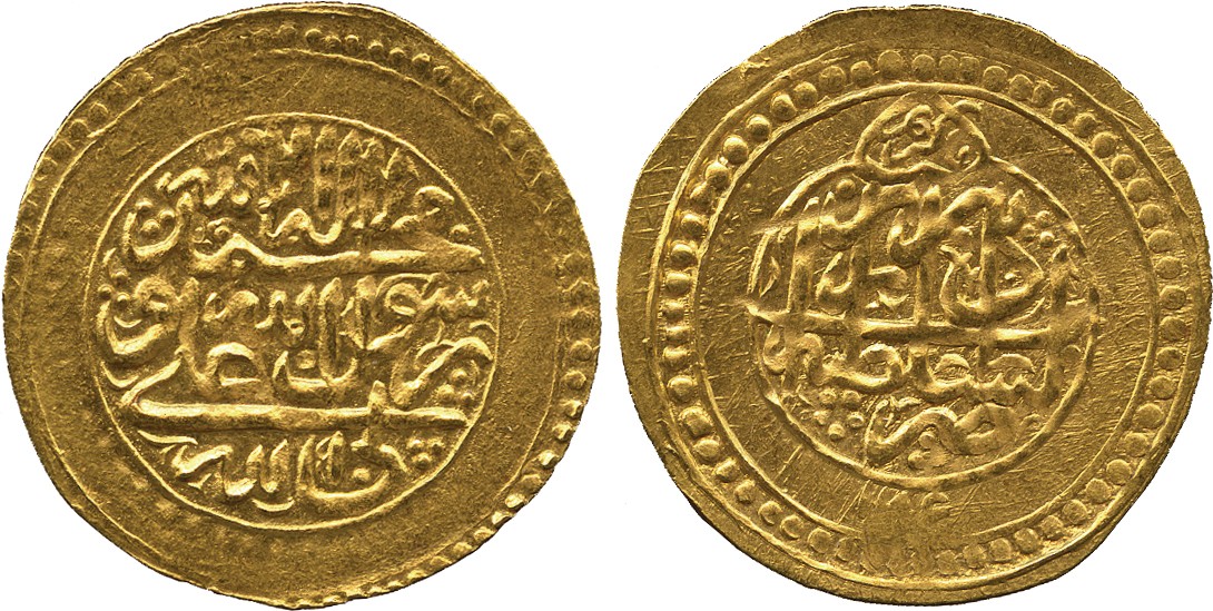 ISLAMIC COINS. ZAND. Karim Khan, Gold ¼-Mohur, Tabriz 1185h, 2.76g (A 2791). Extremely fine.