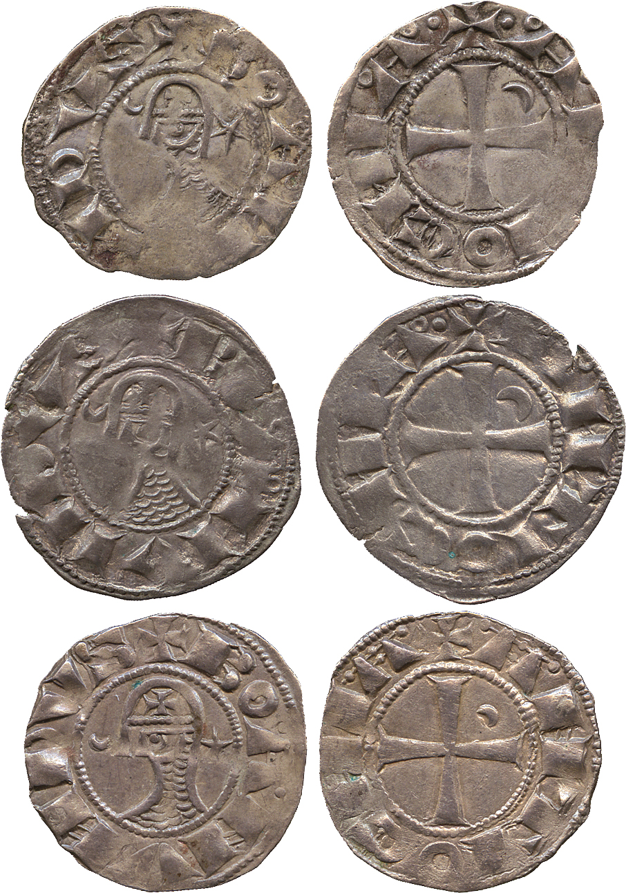 CRUSADER COINS. The Paul Edis Collection Coins Of The Crusades. Bohemond - Helmet Deniers. Antioch,