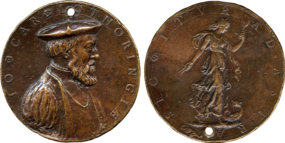 COMMEMORATIVE MEDALS. WORLD MEDALS. Italy. Jean de Lorraine (1498-1550), cast Bronze Medal, unsigned