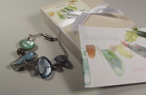 DAISY DUNLOP
A Daisy Dunlop hand cast resin bracelet, original maker's box.