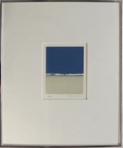 JOHN MILLER
'Wave'. Gouache. Signed & titled. Artist's number to reverse.
11 x 10 cm.
