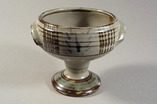 ARA CARDEW
A Wenford Bridge chalice shape bowl by Ara Cardew. Impressed pottery & personal marks.