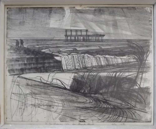 FRANK HOWES
West Pier, Brighton? Limited edition print. Numbered 6/10 & dated 1958. Signed & with