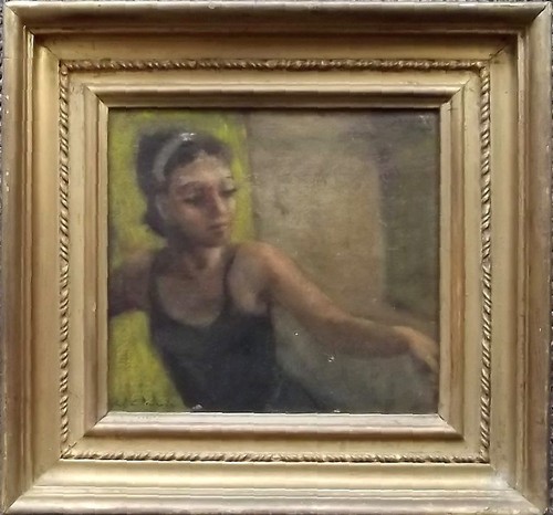SIR ROBIN DARWIN
Ballet dancer. Oil on board. Signed & inscribed to reverse. 9 x 9 ins.