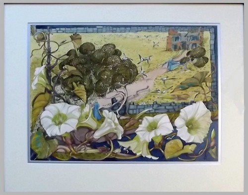 ROSEMARY ZIAR
'Extinguished Hope'. Watercolour. Signed. Artist's titled label to reverse. 15 1/2 x