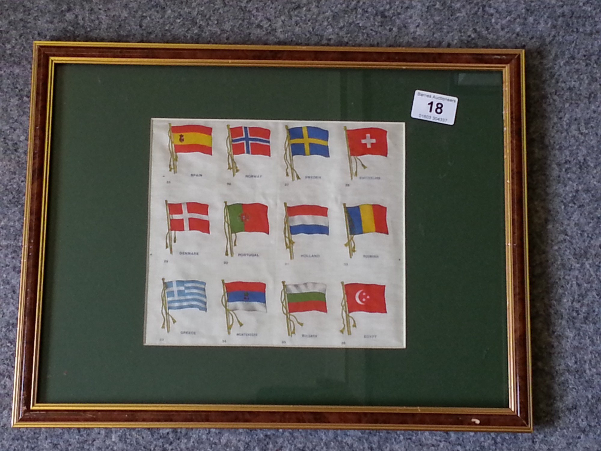 FCSSU - 12 total, Flags of thr World, untitled but numbered (M)