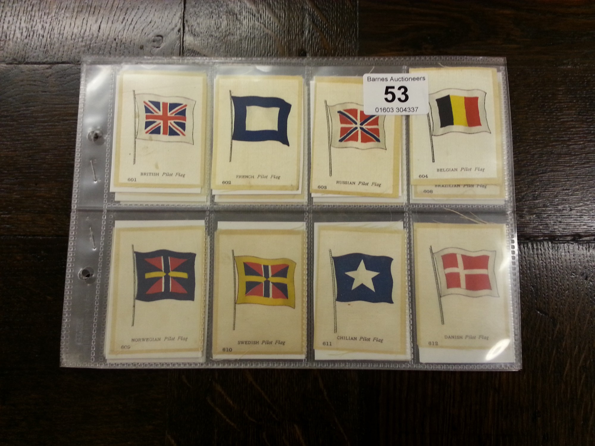 Set M25 Godfrey Phillips Pilot and Signal Flags (Anon), 1921