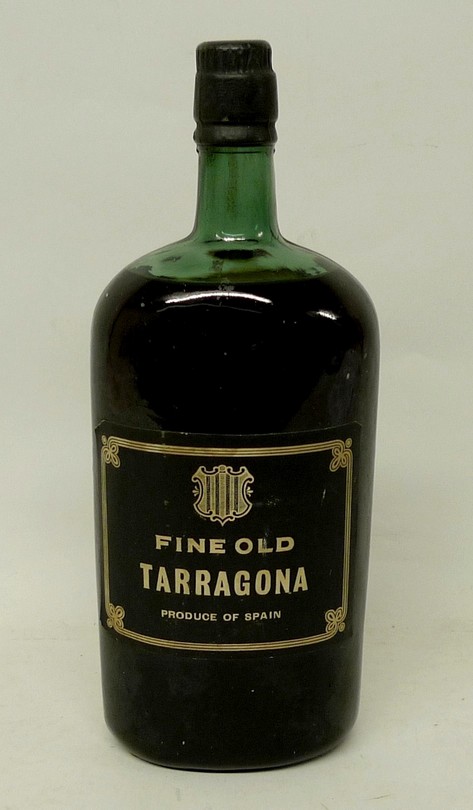 Vintage Port: a bottle of Fine Old Tarragona Port, circa 40 years old.