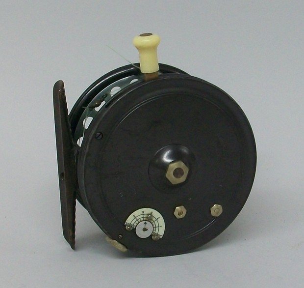 A Hardy Silex Major fishing reel, size 3 3/4 inches, ex wide.