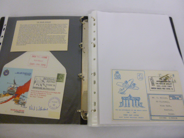 Stamps - Collection of mostly RAF flight covers, some signed, together with a few other types