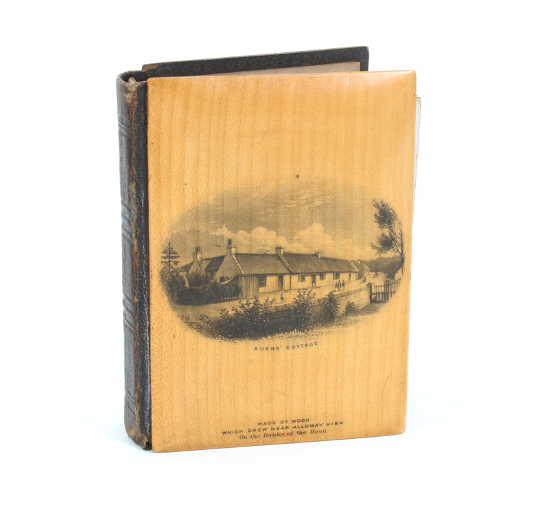 Mauchline ware: A photograph album (Burns Cottage/Alloway Kirk/Made of Wood which Grew Near
