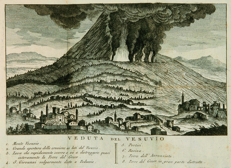 Storia Locale - Campania Relazione ragionata della eruzione del Vesuvio di Napoli accaduta Ã  15.