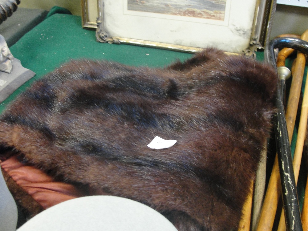 A fur stole