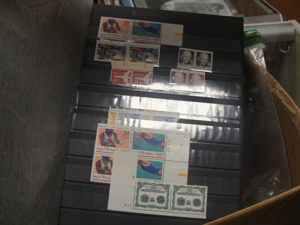 A quantity of stamps and albums