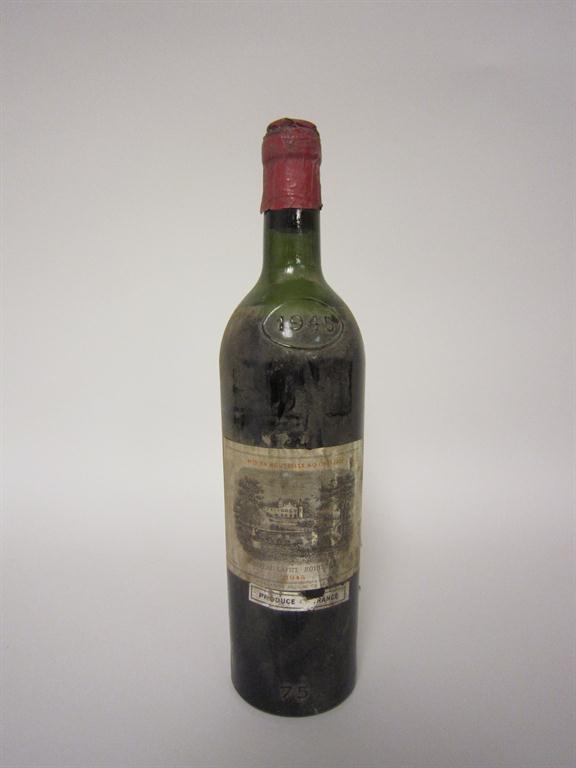 A bottle of Chateau Lafite 1945 (ms).