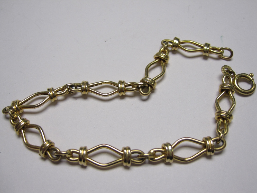 A 9ct gold fancy link Bracelet