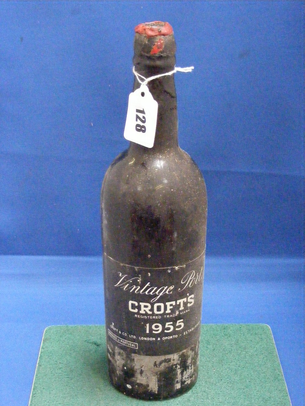 A vintage 1955 Crofts port.