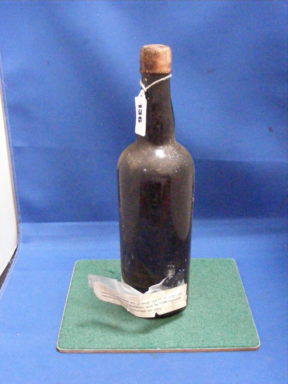 A Fonseca's 1960 (stamped to seal) vintage port, missing label.