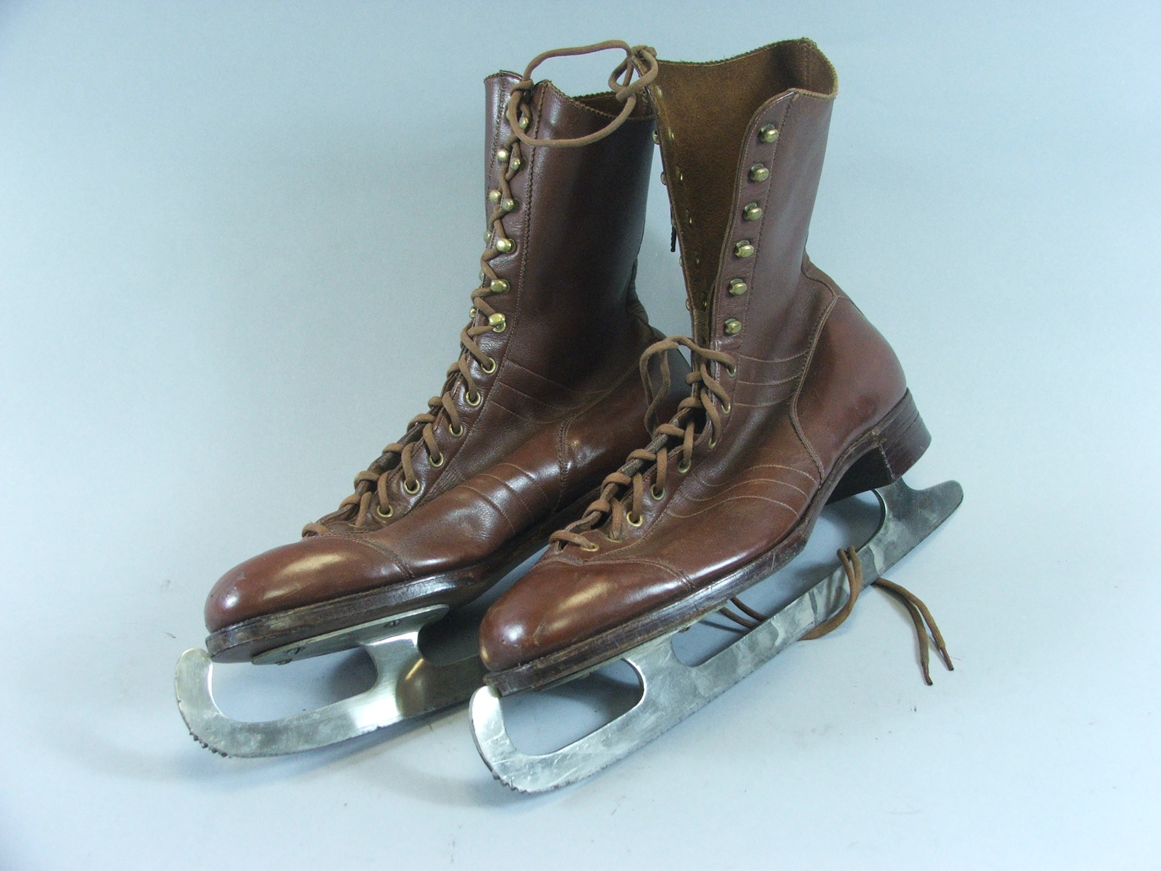 A Pair of Ladies Leather Ice Skates by Pinnacle