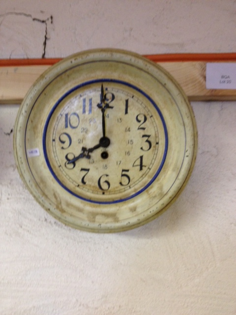 Tin wall clock