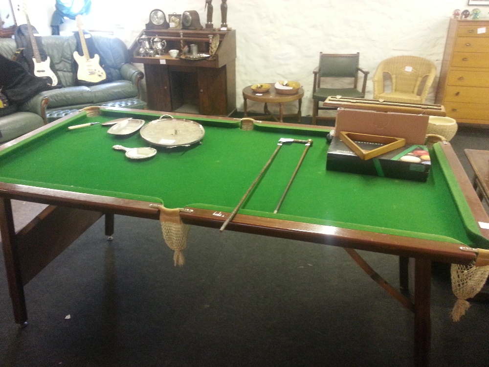 A Half Size Snooker Table