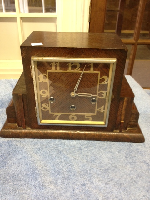 A Westminster Mantle clock Art Deco in Style