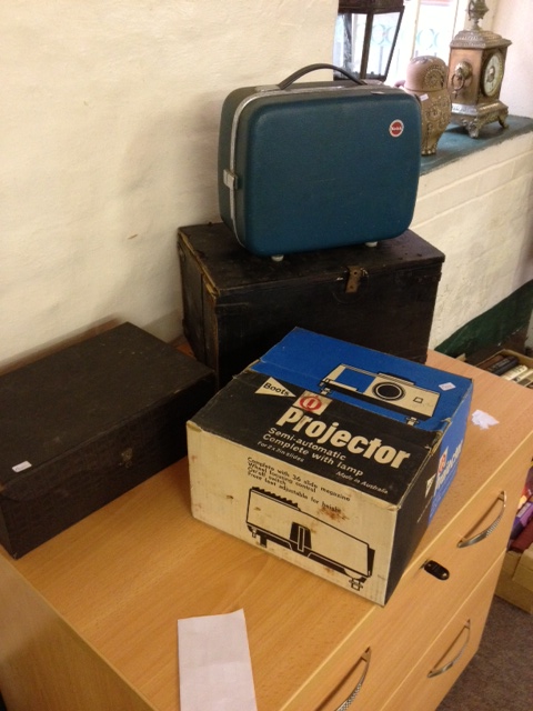 A collection of Projector items including Kodak
