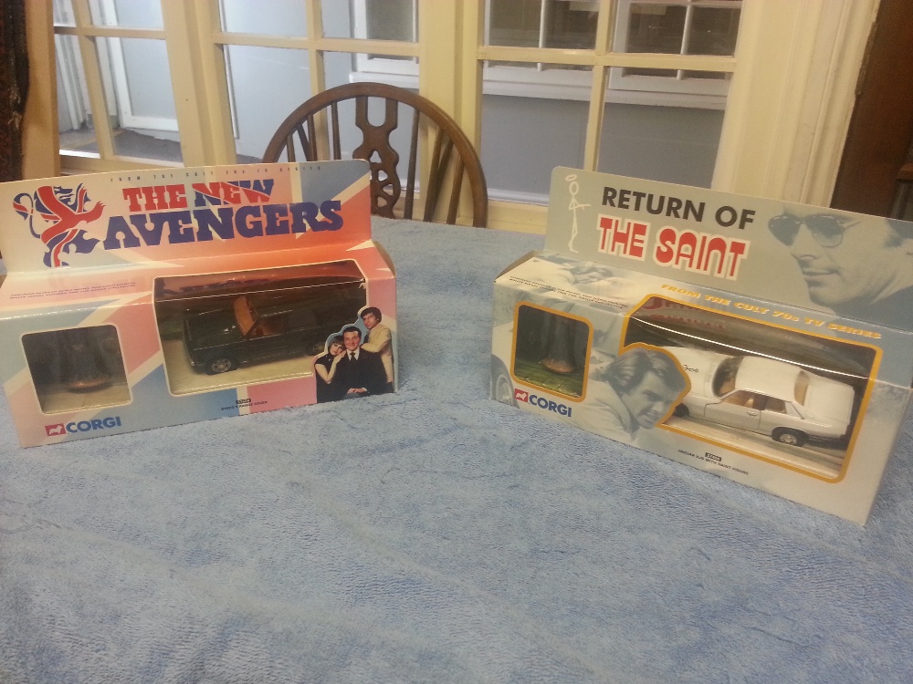 Two Boxed Corgi Collectors Models of the New Avengers & The Saint