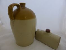 Ceramic Bed Warmer together with a Trent ‘Upton upon Severn’ Flagon.