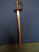 Antique Naval Cutlass, blade length 73 cms.