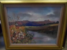 C. Fastment (South African) Original Oil on Canvas depicting the Drakensberg.