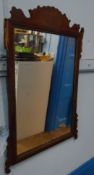 A Chippendale Style Hall Mirror.