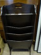 Circa 1940`s Mahogany Magazine Rack.