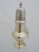 Solid Silver Pepper, London hallmark, dated 1961/62,m.m CJV Ltd, 160 gms.