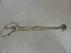 Solid Silver Sugar Nip, Chester hallmarked, m.m Stokes & Ireland dated 1901, approx 34 gms.