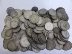 Miscellaneous Collection of Coins including Six Pence and 3d pieces with miscellaneous dates