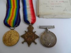 A boxed World War One Trio to Spr 7271 B B Harris R.E. incl. Victory medal, 1914 / 18 star and Great