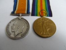 Great War and Victory Medals to Pte 3451 P J Gillham Sussex Yeo.